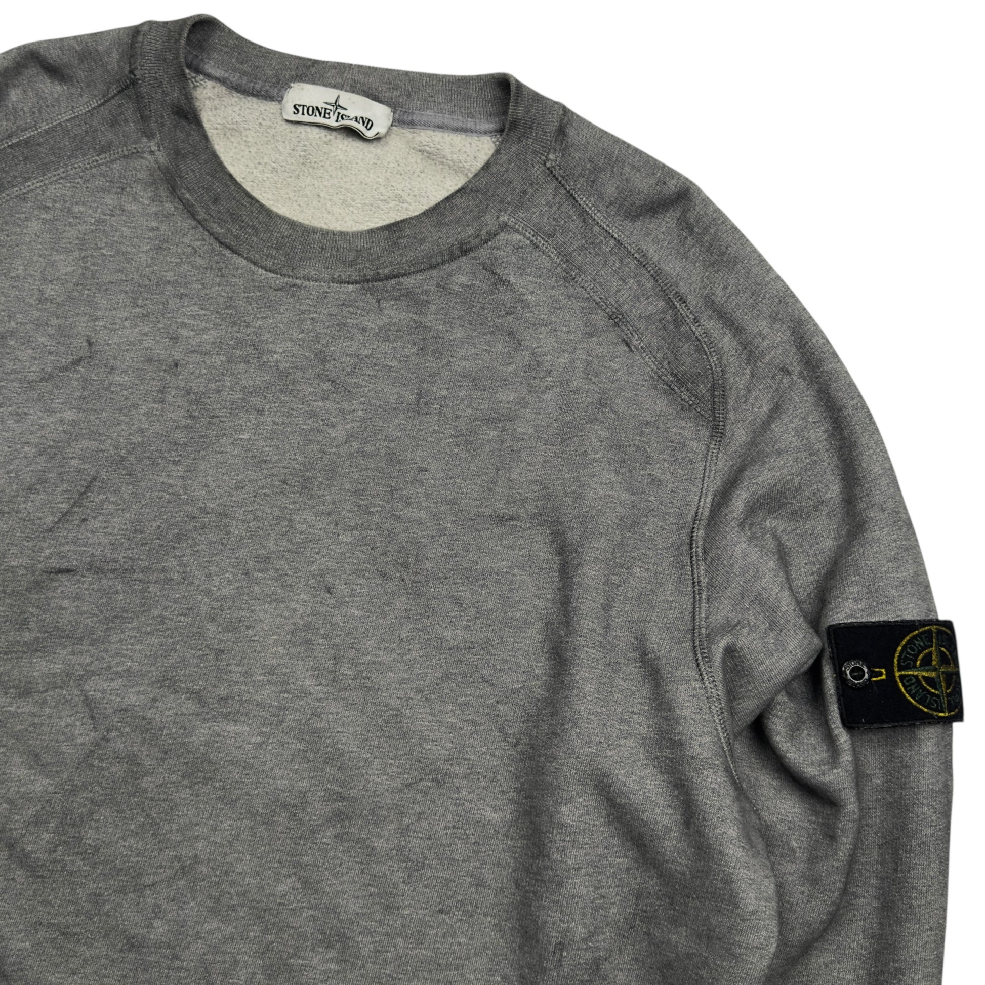 A/W 20 Stone Island Dust Colour Treatment Sweater - Grey