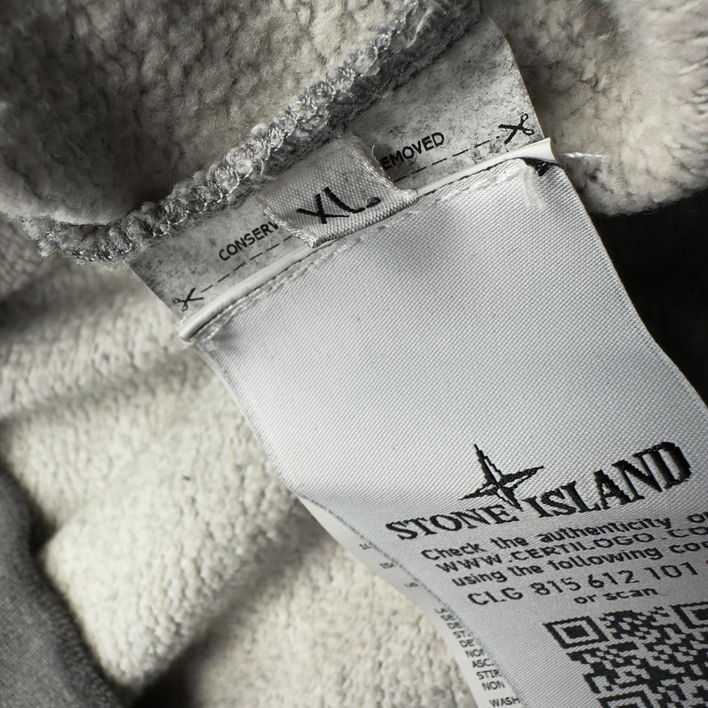 A/W 20 Stone Island Dust Colour Treatment Sweater - Grey
