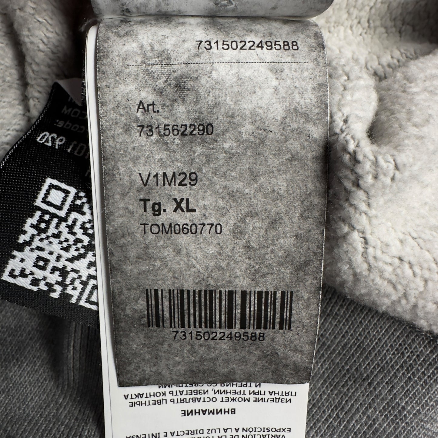 A/W 20 Stone Island Dust Colour Treatment Sweater - Grey
