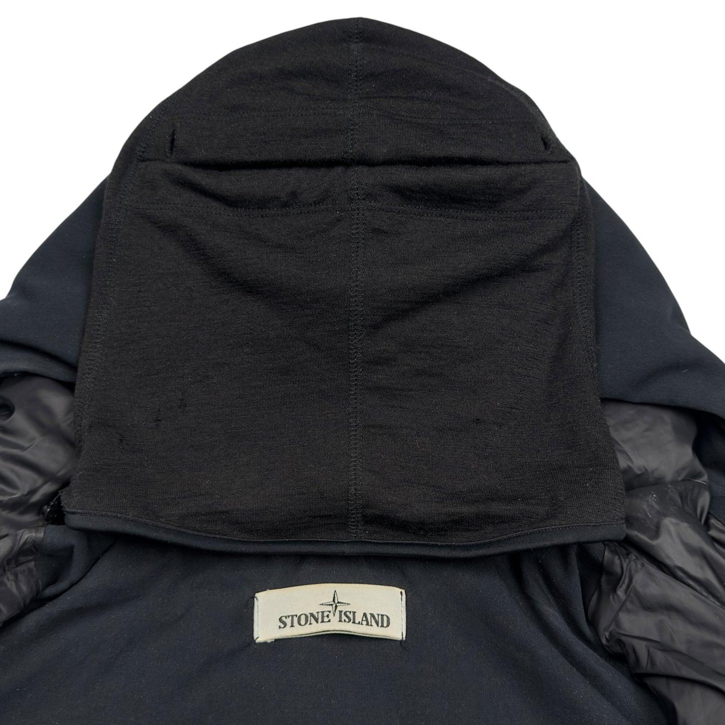 A/W 15 Stone Island Water Repellent Wool Down Puffer Balaclava Glove Jacket
