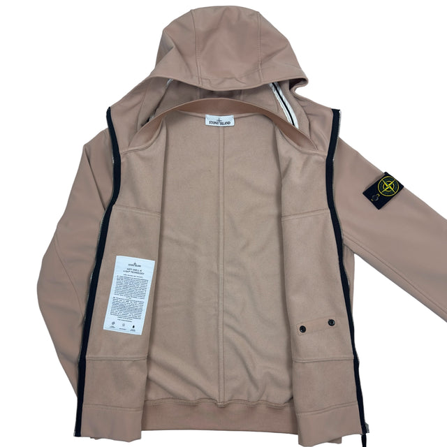 A/W 21 Stone Island Soft Shell R Jacket - Pink Beige