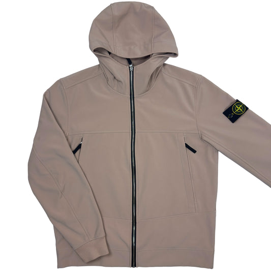 A/W 21 Stone Island Soft Shell R Jacket - Pink Beige