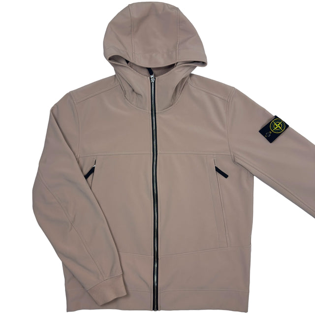 A/W 21 Stone Island Soft Shell R Jacket - Pink Beige
