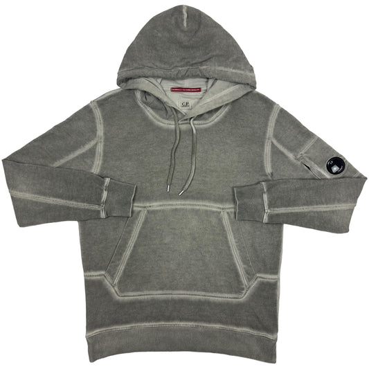 C.P. Company Internally Coloured Envelope Hoodie - Grey