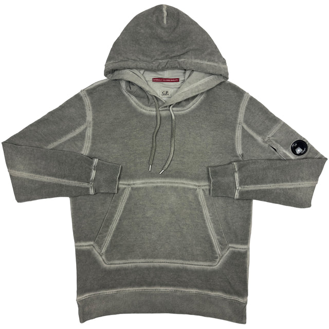 C.P. Company Internally Coloured Envelope Hoodie - Grey