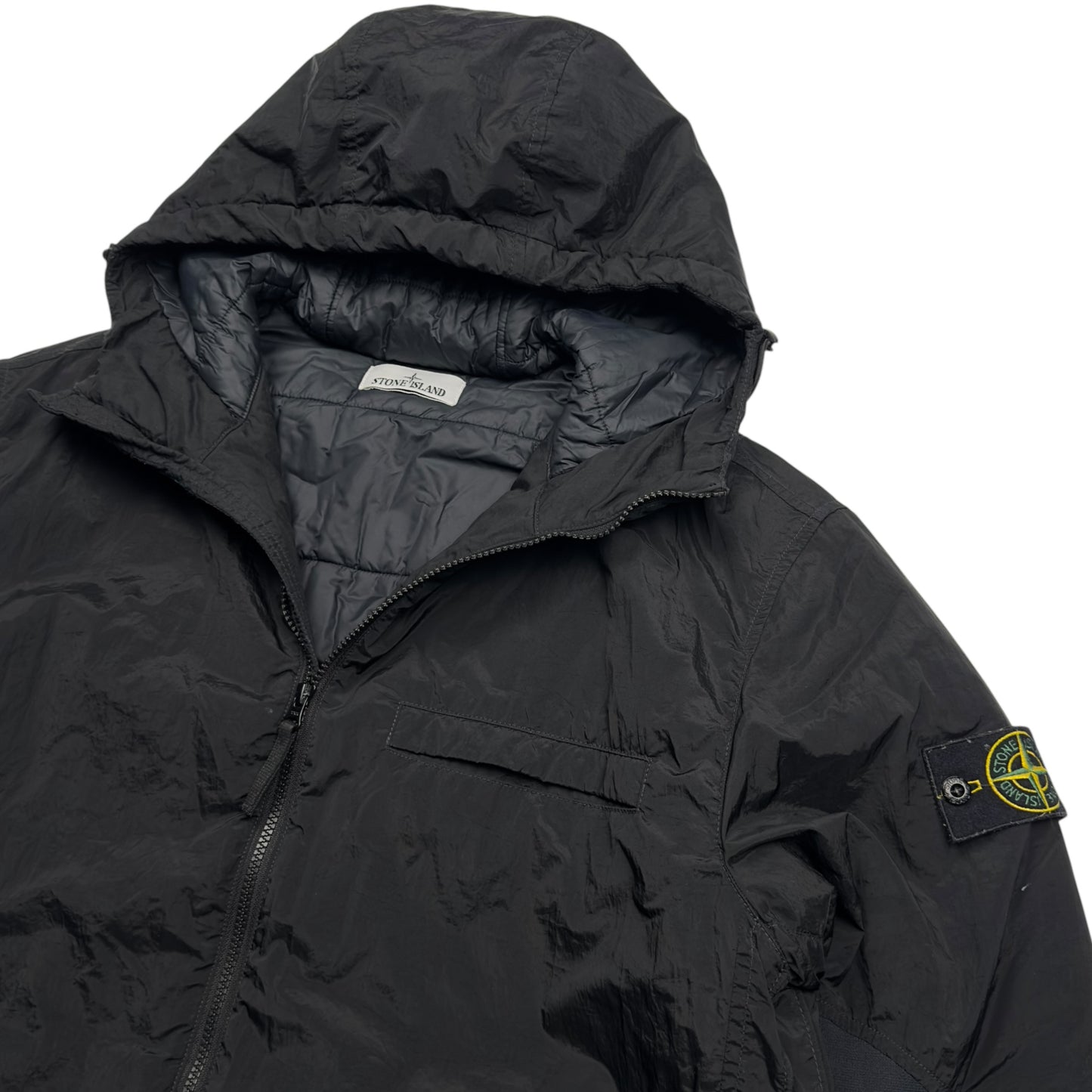 A/W 23 Stone Island Nylon Metal Econyl with Primaloft Jacket - Black