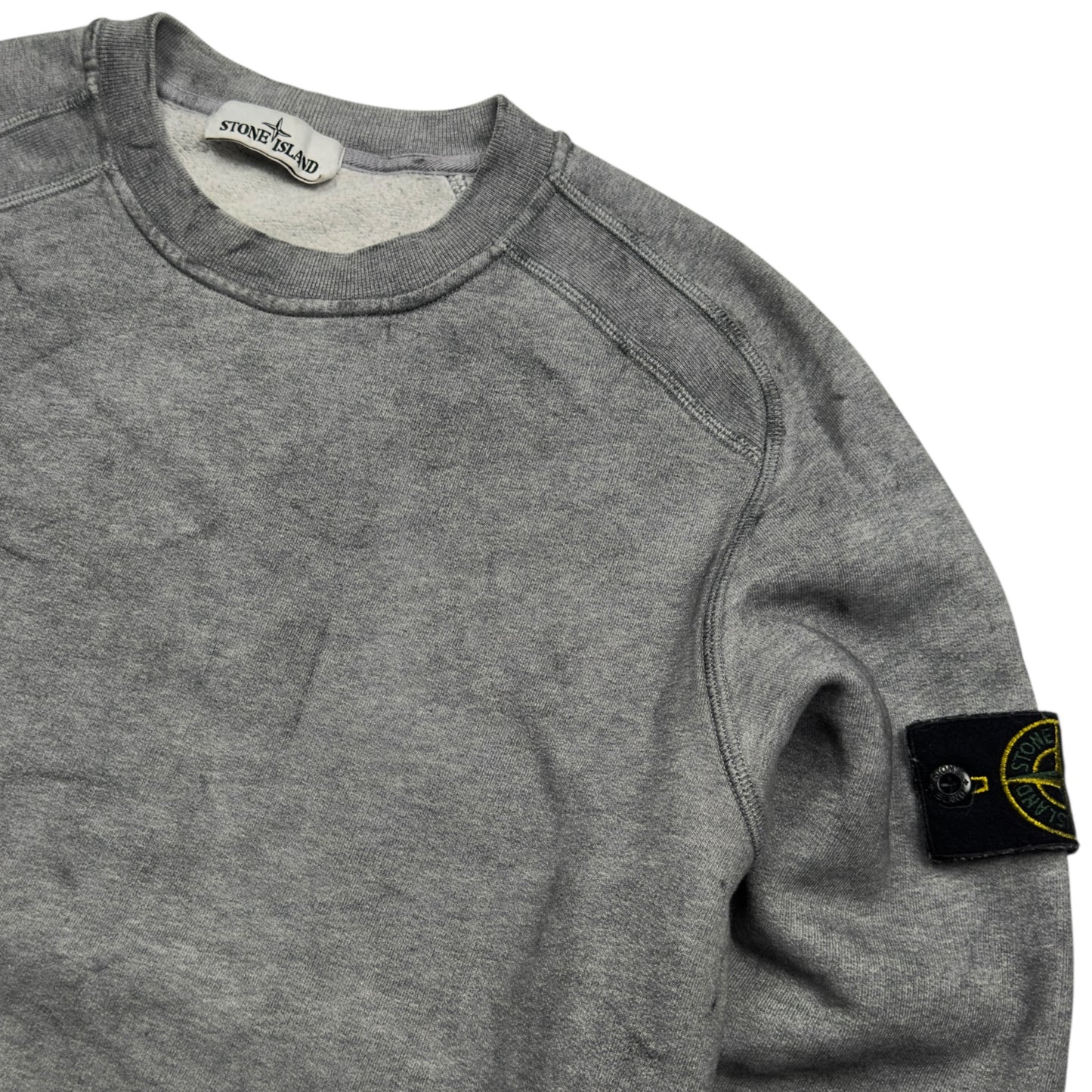 A/W 20 Stone Island Dust Colour Treatment Sweater - Grey