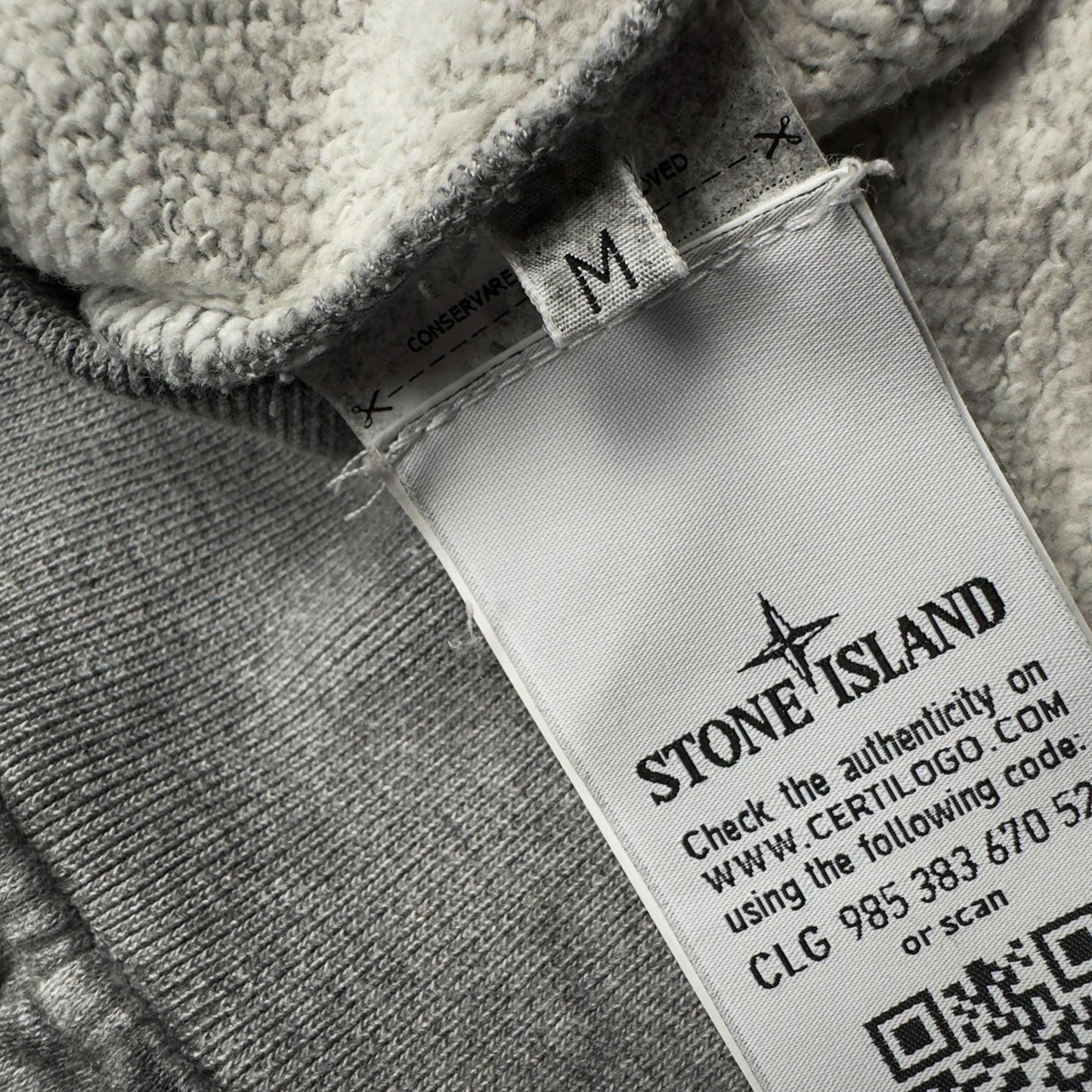 A/W 20 Stone Island Dust Colour Treatment Sweater - Grey
