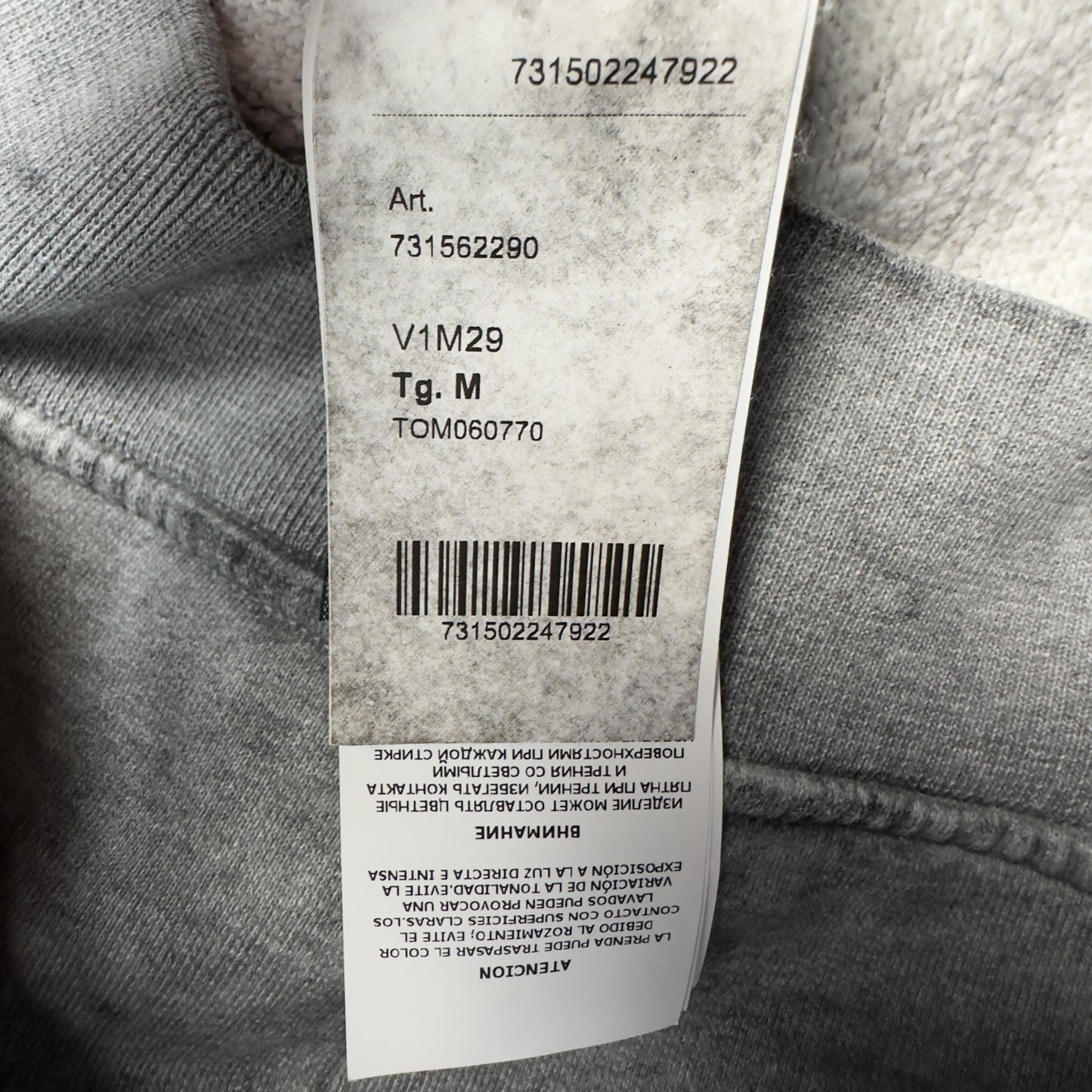 A/W 20 Stone Island Dust Colour Treatment Sweater - Grey