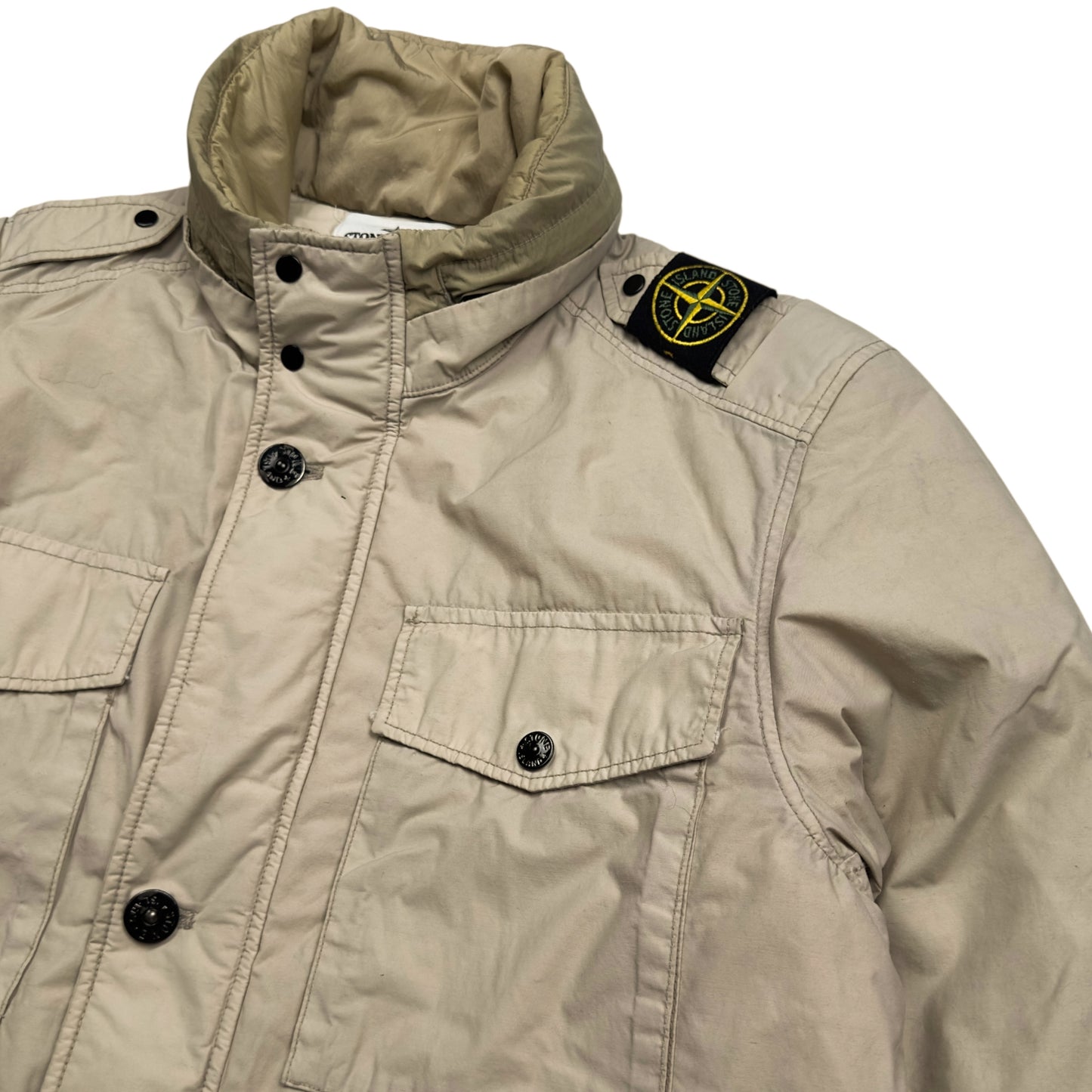 A/W 20 Stone Island Naslan Light Watro Primaloft Field Jacket - Beige