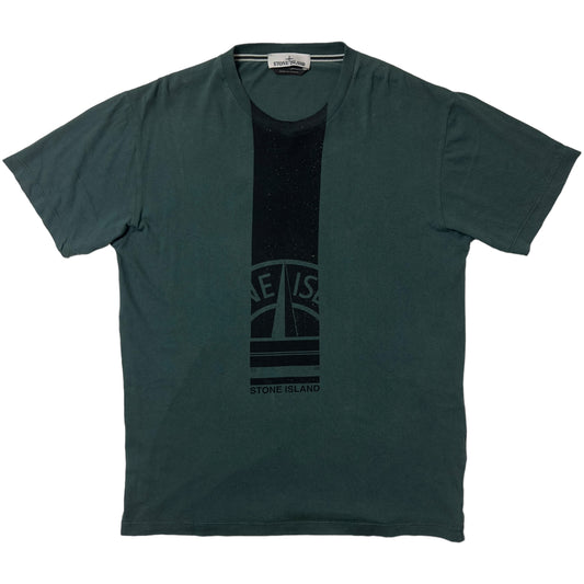 A/W 22 Stone Island Mosaic One Green T-Shirt