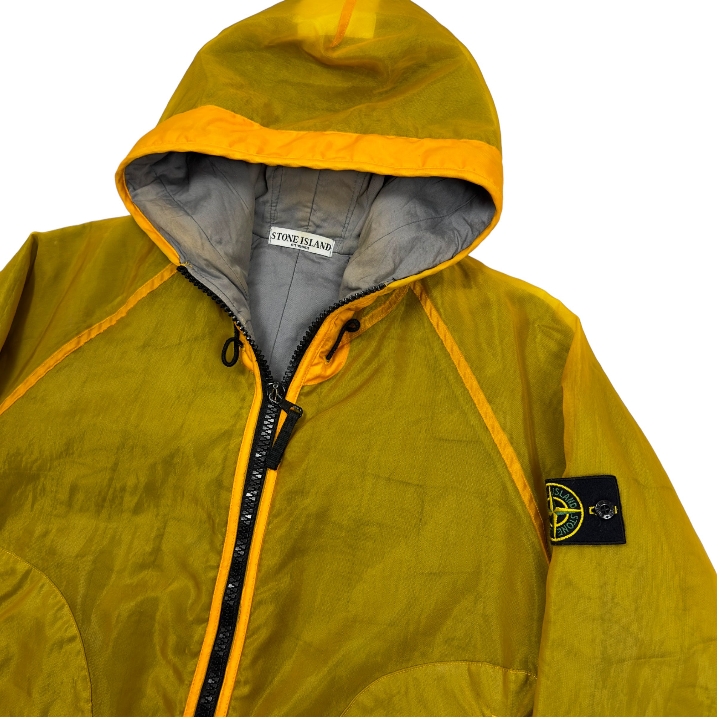 A W 03 Stone Island Monofilament Jacket Dans Designer