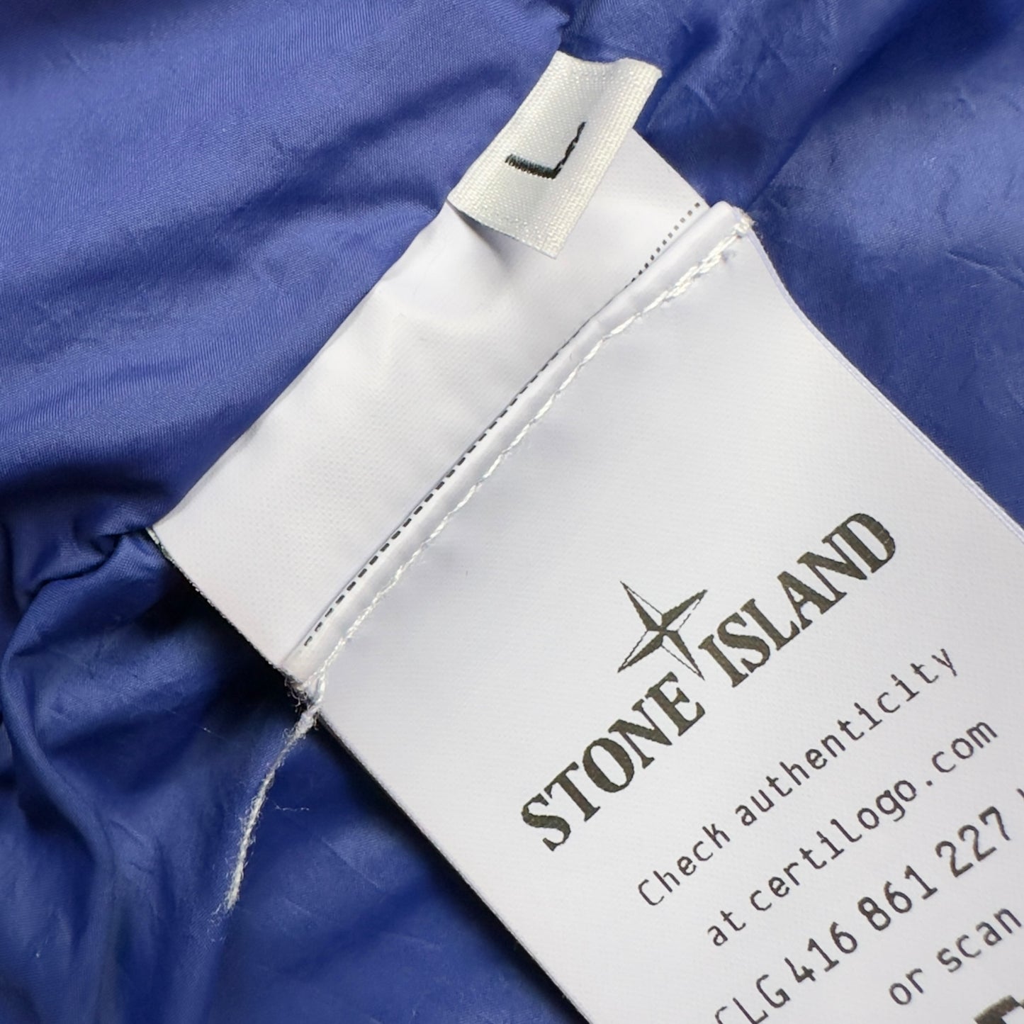 S/S 22 Stone Island Skin Touch Nylon-TC - Blue