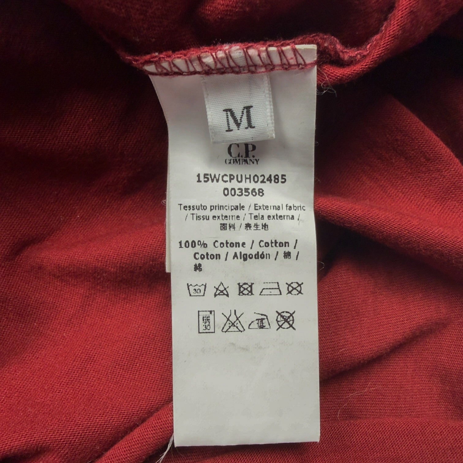 C.P. Company Goggle Print T-Shirt - Red