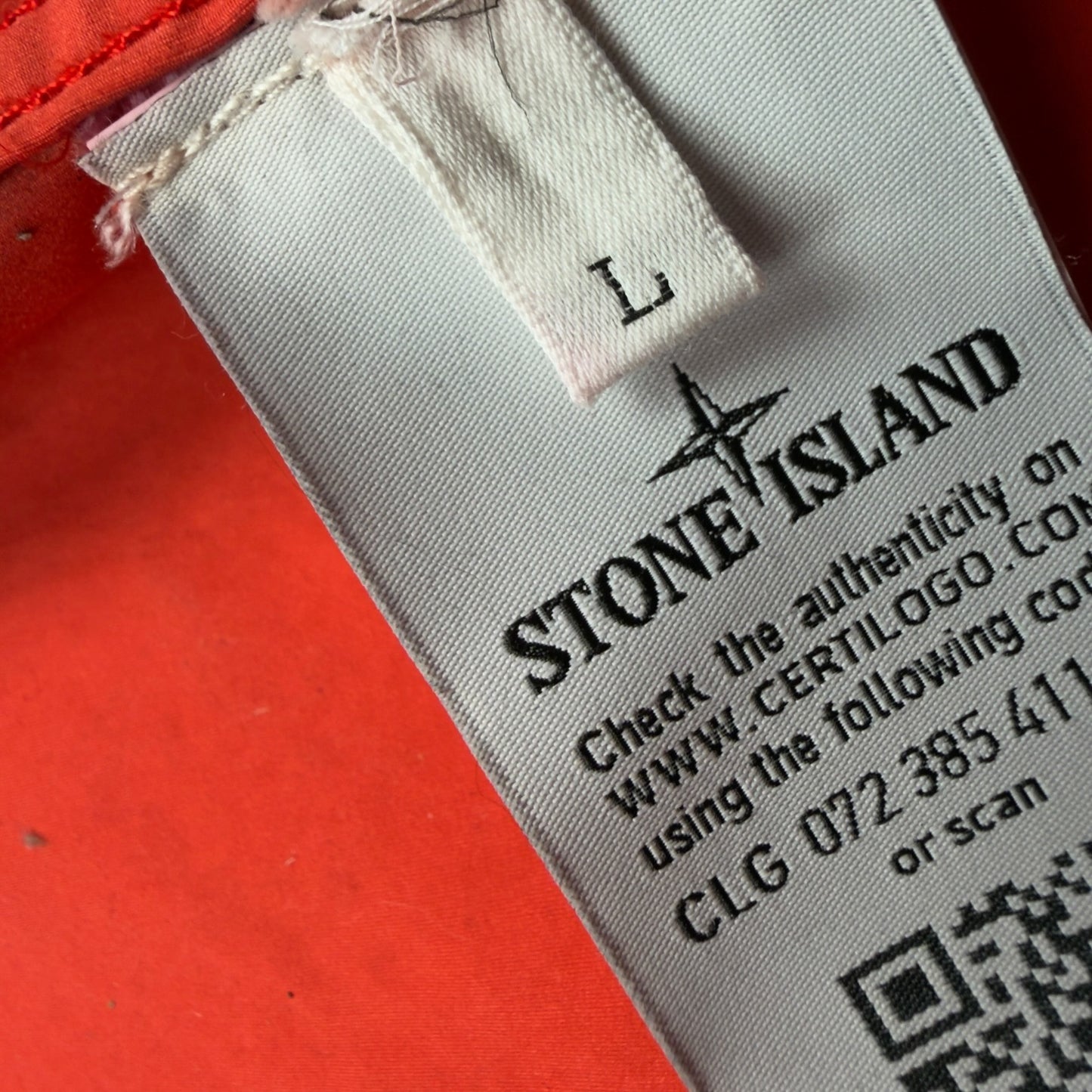 S/S 16 Stone Island David Jersey TC Jacket - Red