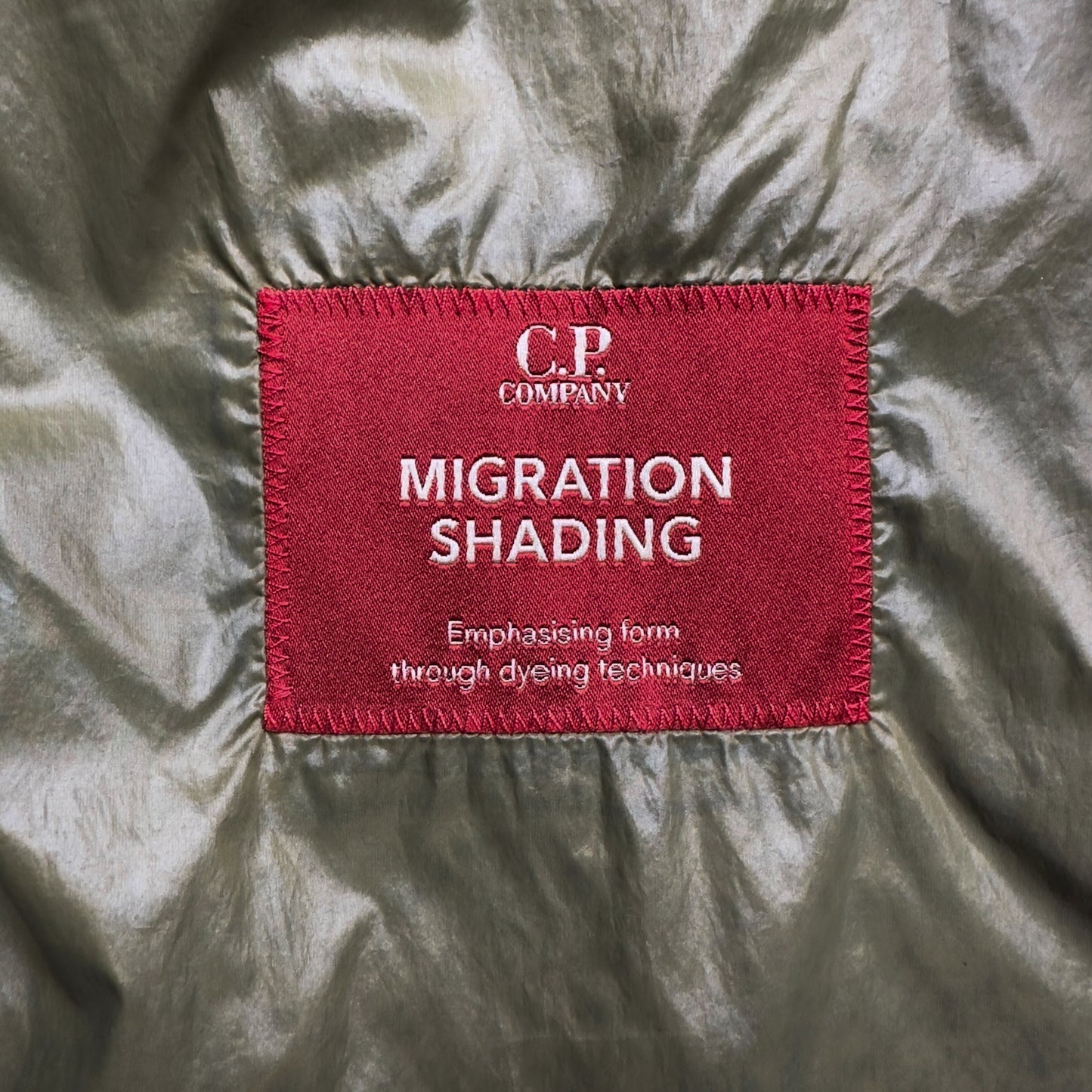 A/W 20 C.P. Company Migration Shading Quilted Goggle Jacket - Dark Green