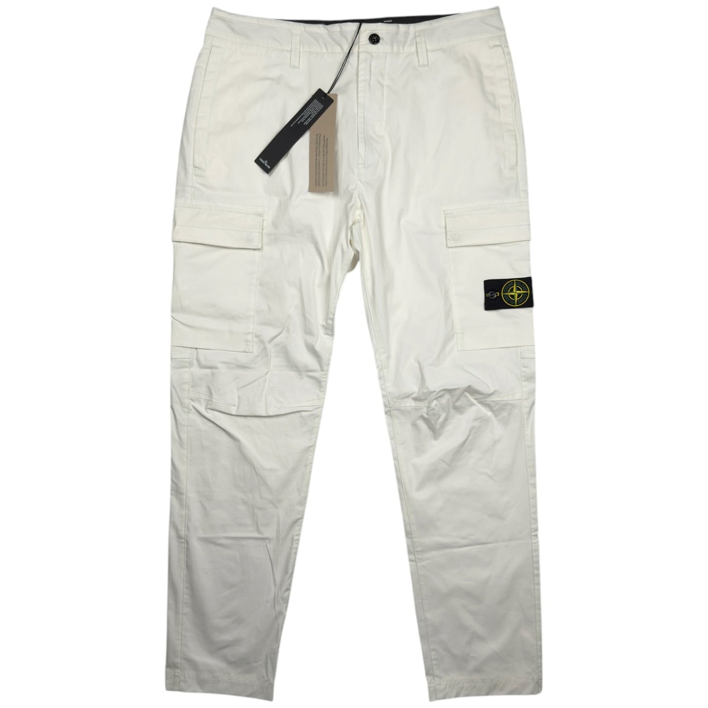 S/S 25 Stone Island Organic Cotton Twill Cargo Trousers