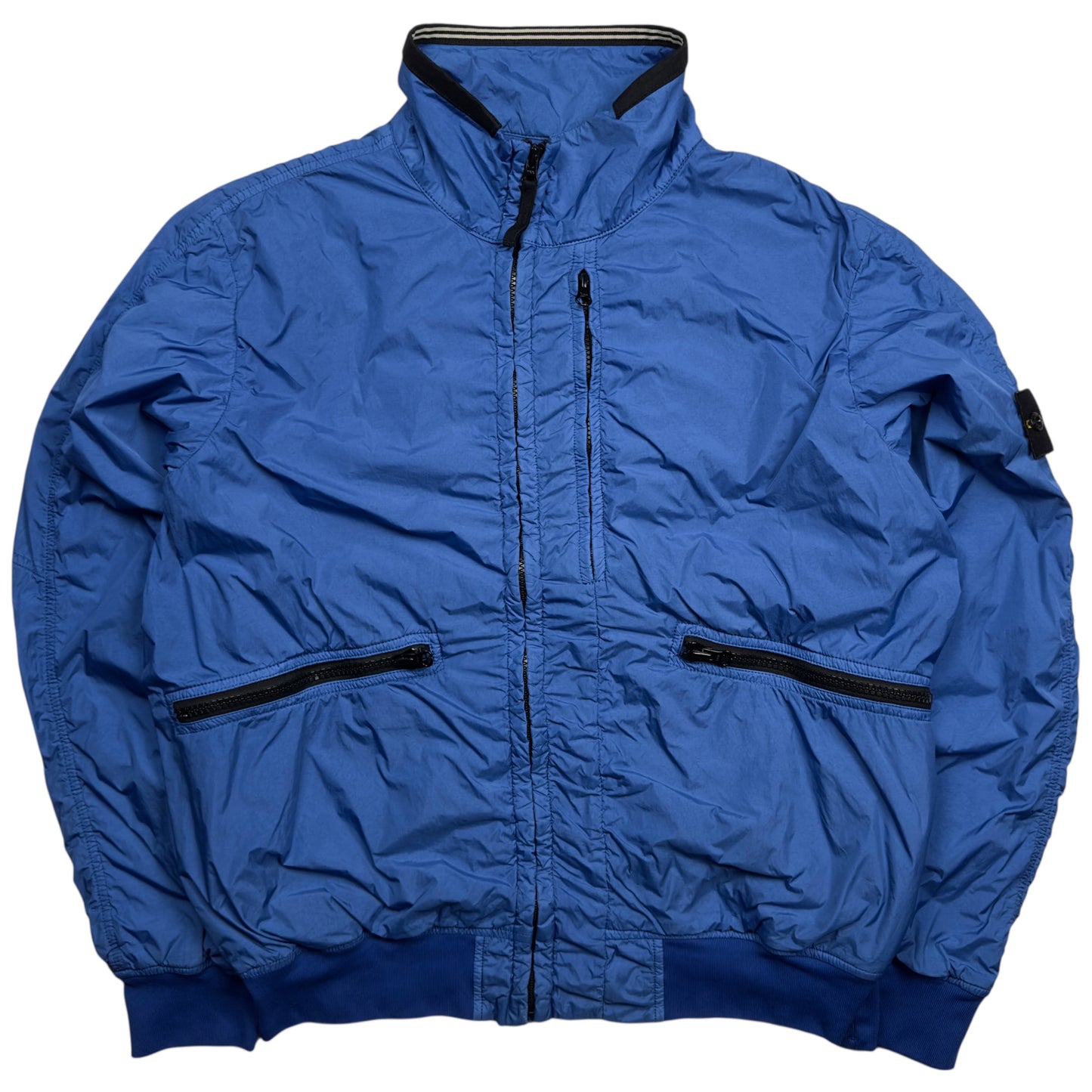 S/S 19 Stone Island Crinkle Reps NY Jacket - Blue
