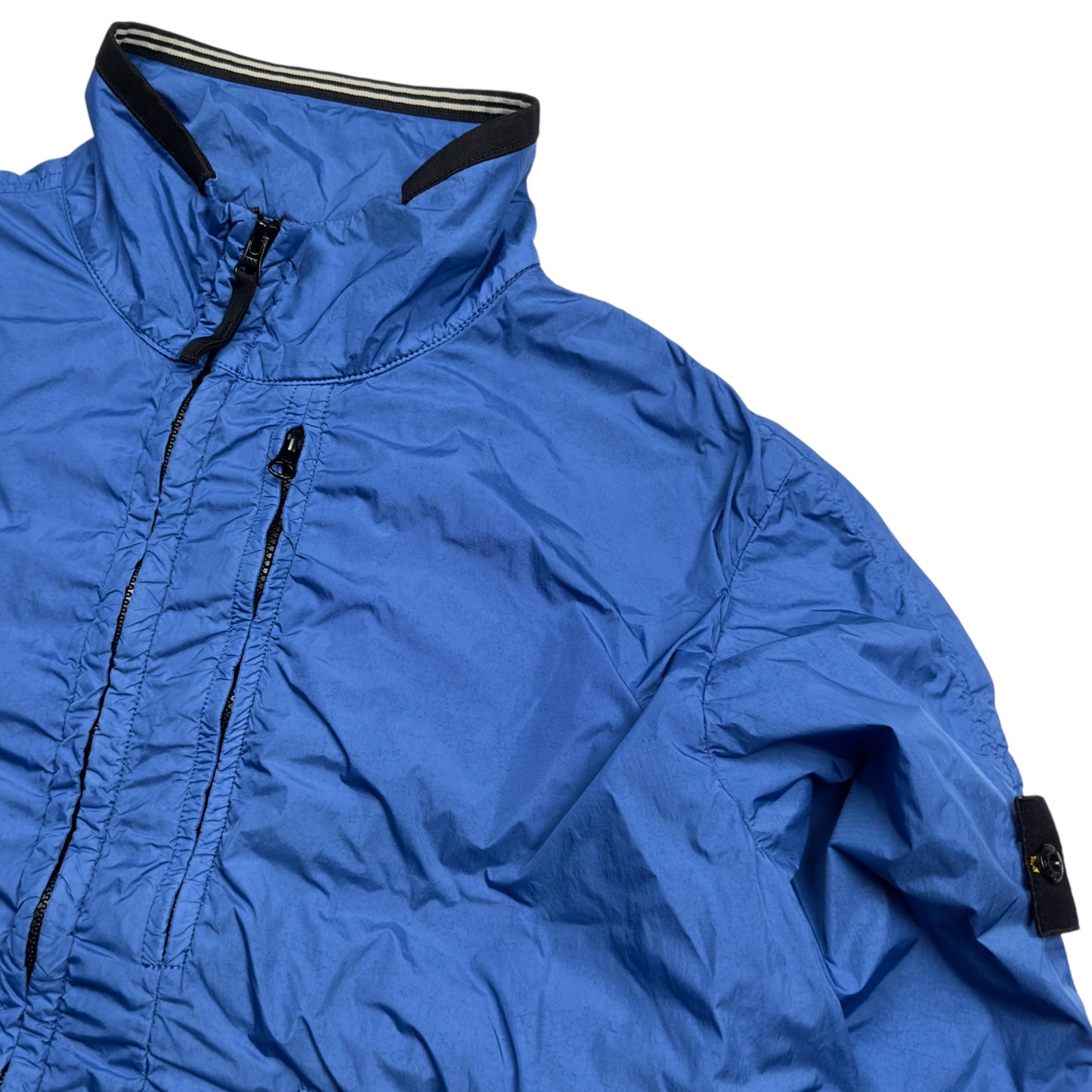S/S 19 Stone Island Crinkle Reps NY Jacket - Blue