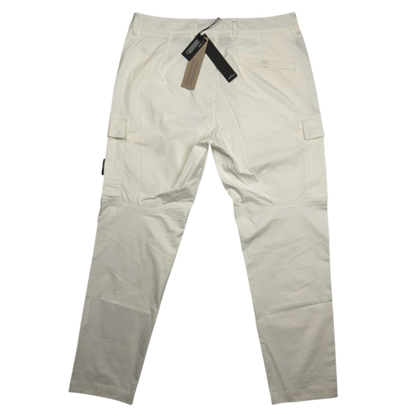 S/S 25 Stone Island Organic Cotton Twill Cargo Trousers
