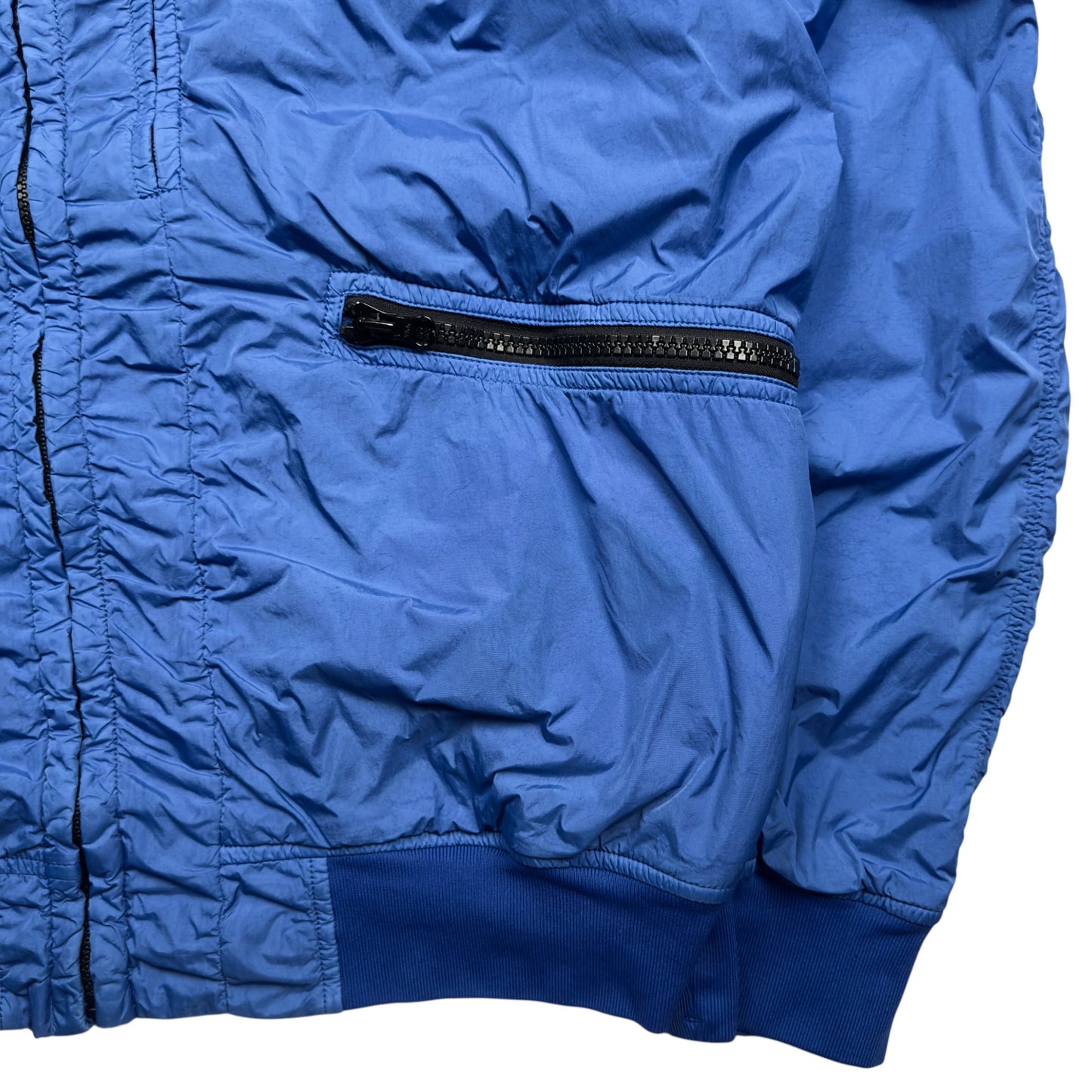S/S 19 Stone Island Crinkle Reps NY Jacket - Blue