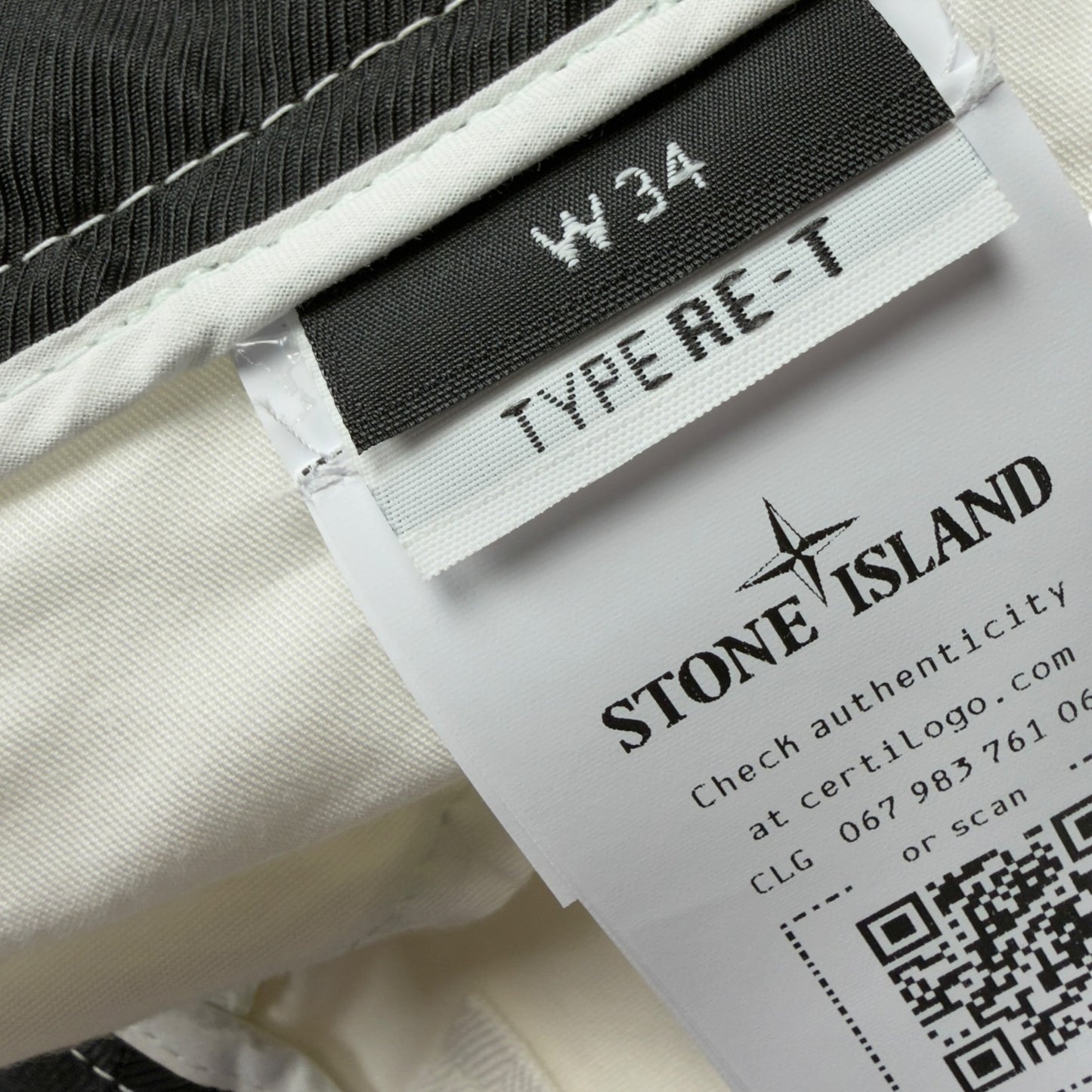 S/S 25 Stone Island Organic Cotton Twill Cargo Trousers
