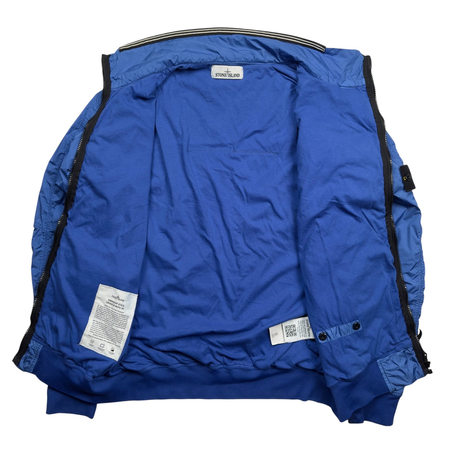 S/S 19 Stone Island Crinkle Reps NY Jacket - Blue