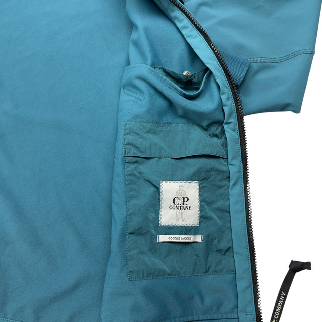 C.P. Company GD Shell Goggle Jacket - Teal
