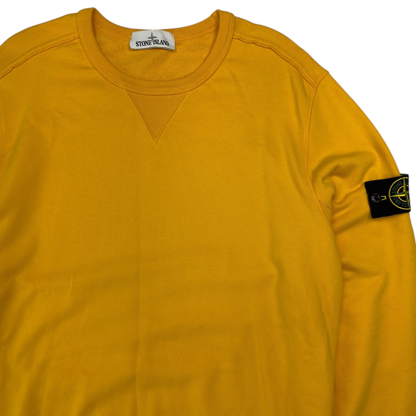 S/S 18 Stone Island Crewneck Sweater - Yellow