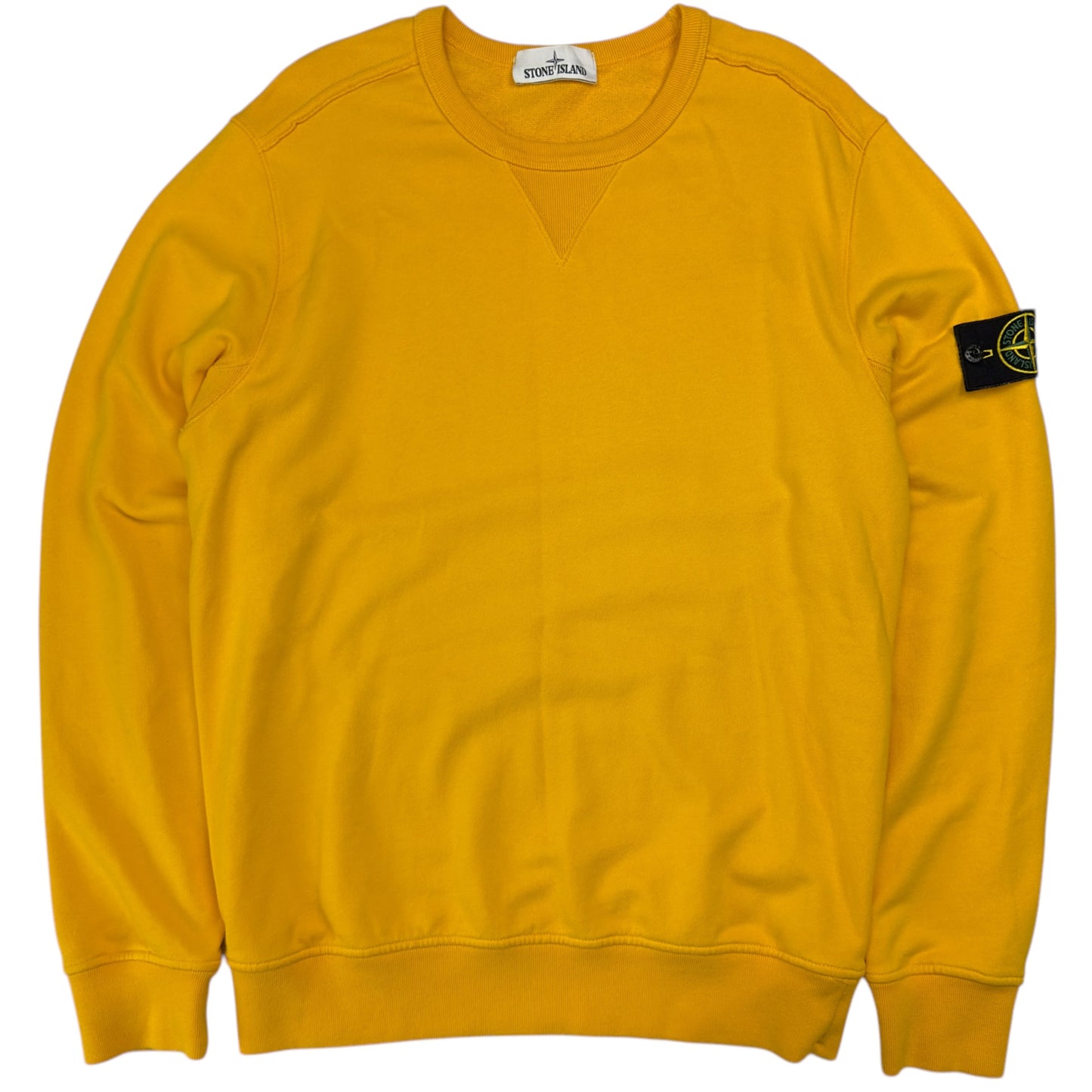 S/S 18 Stone Island Crewneck Sweater - Yellow