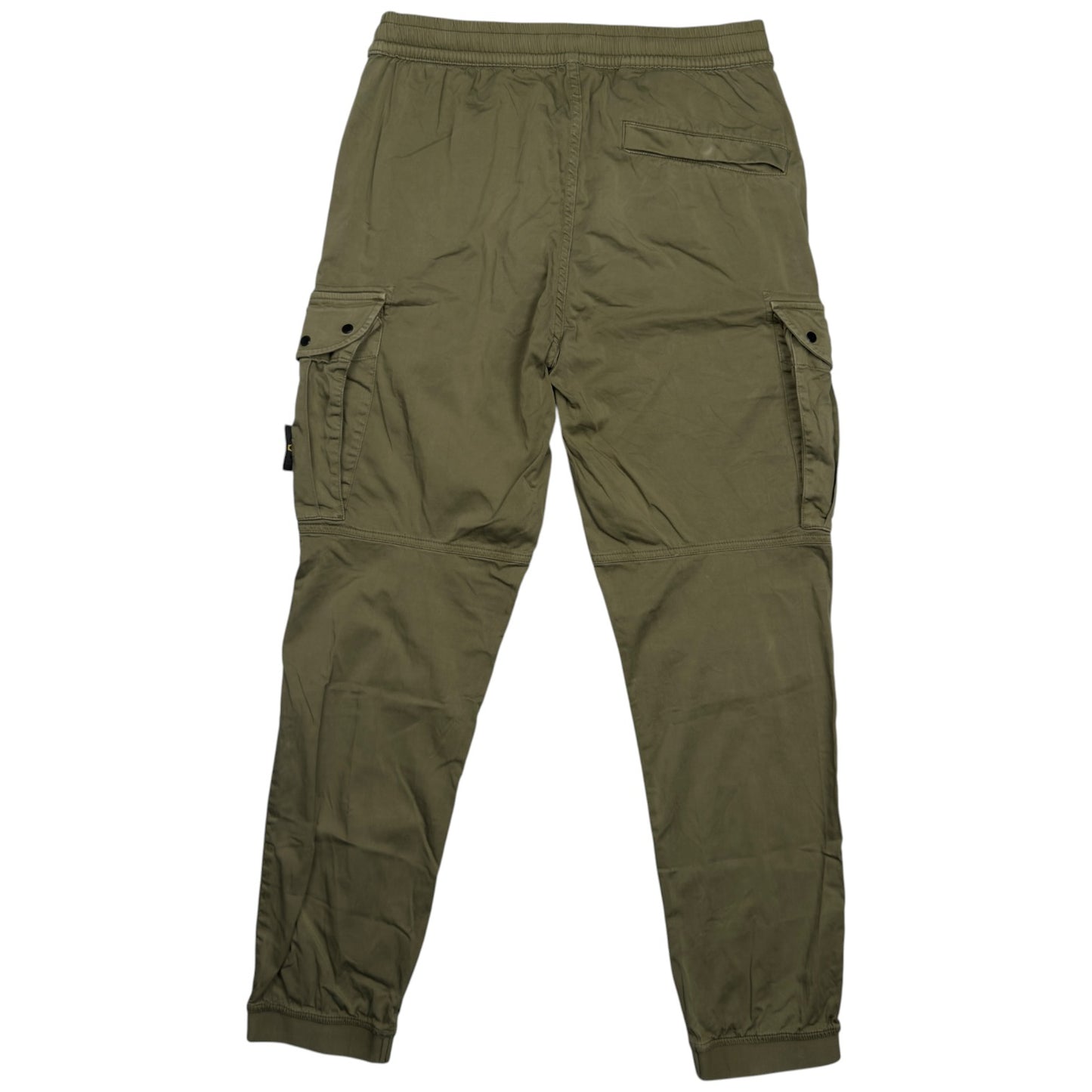 S/S 21 Stone Island Cuffed Cargo Trousers - Khaki
