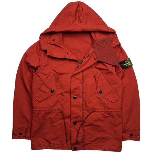S/S 19 Stone Island David TC Parka Jacket - Red