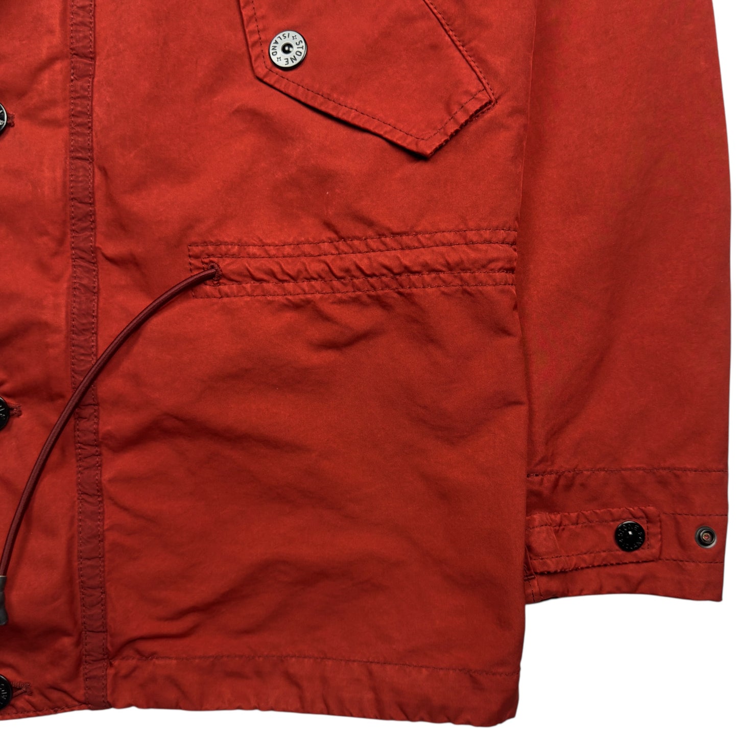 S/S 19 Stone Island David TC Parka Jacket - Red