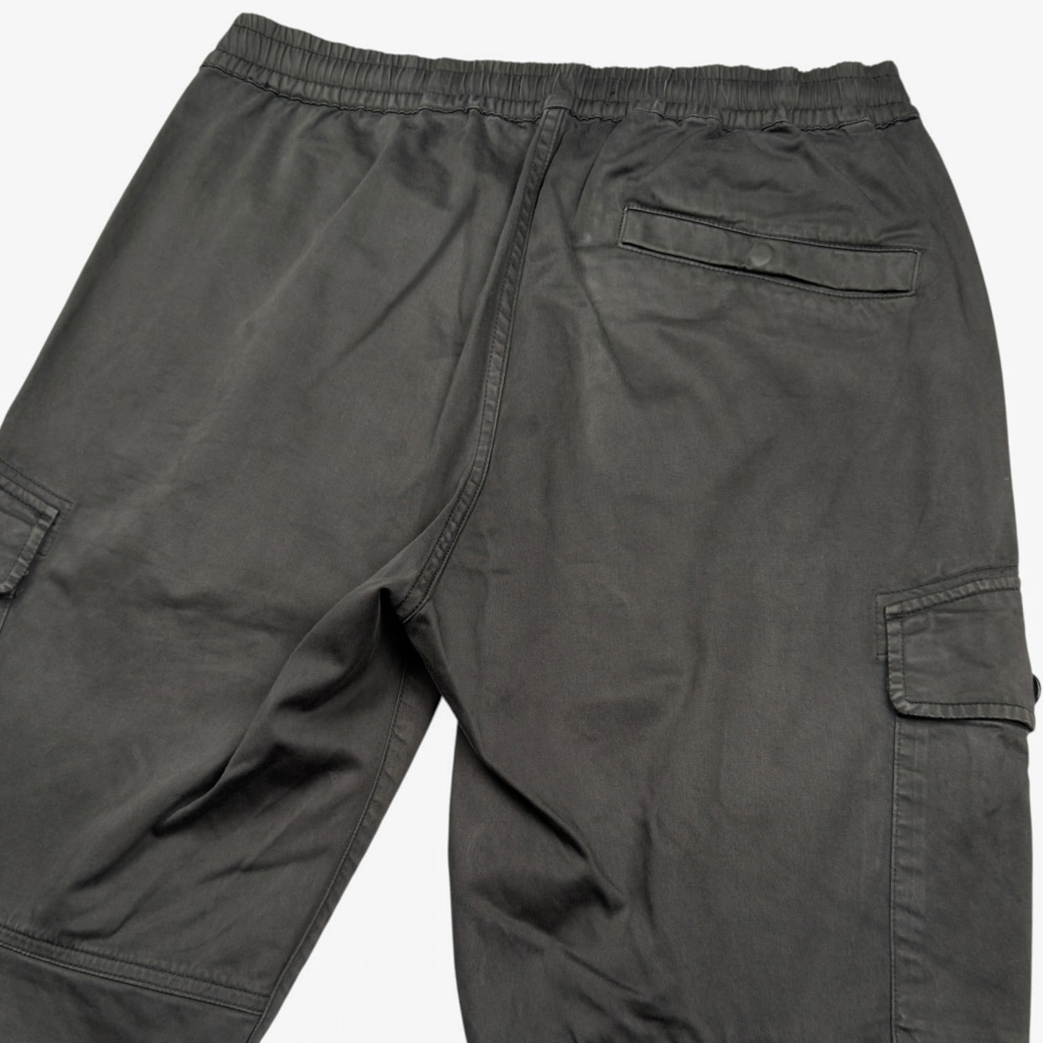 A/W 20 Stone Island Cuffed Cargo Trousers - Dark Grey