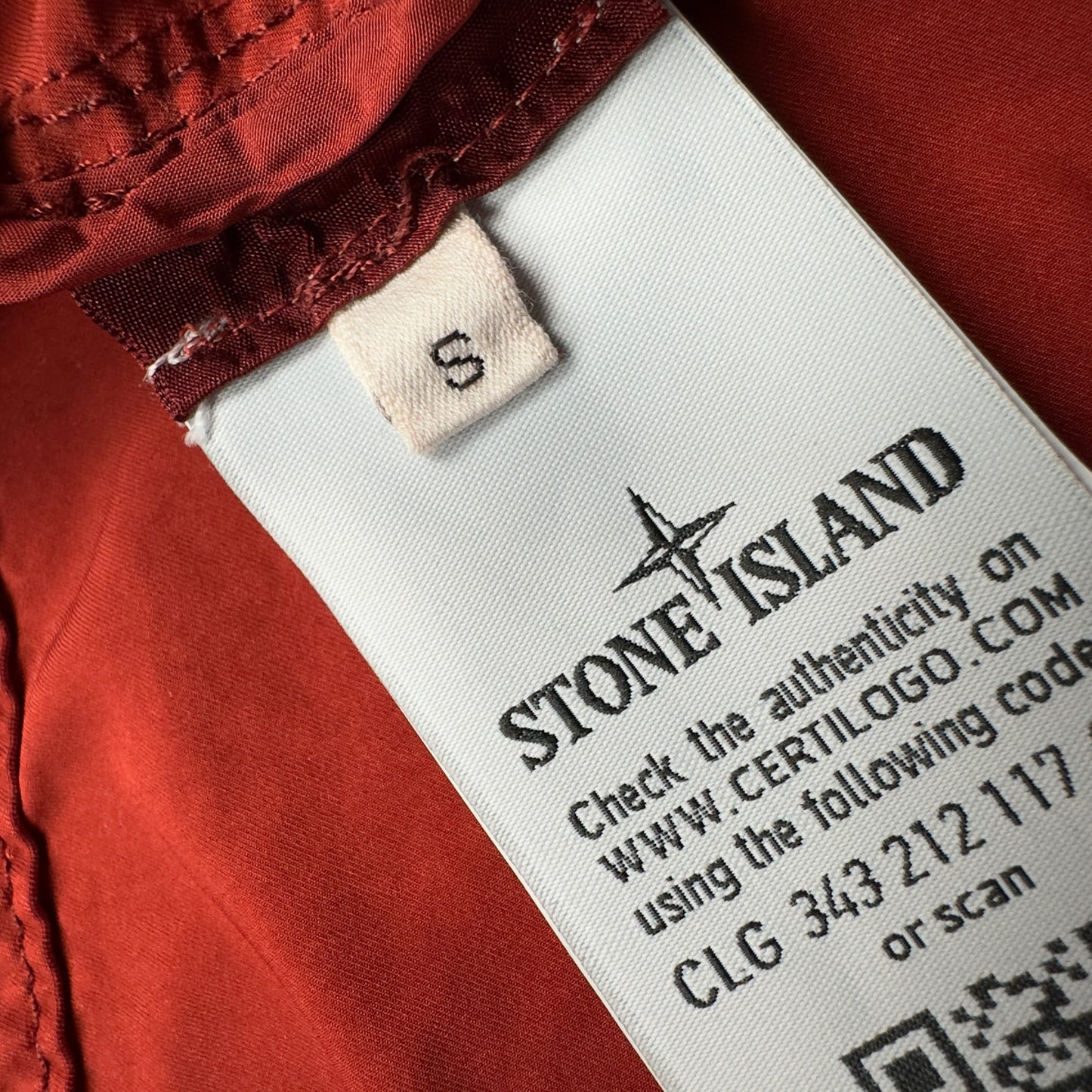 S/S 19 Stone Island David TC Parka Jacket - Red