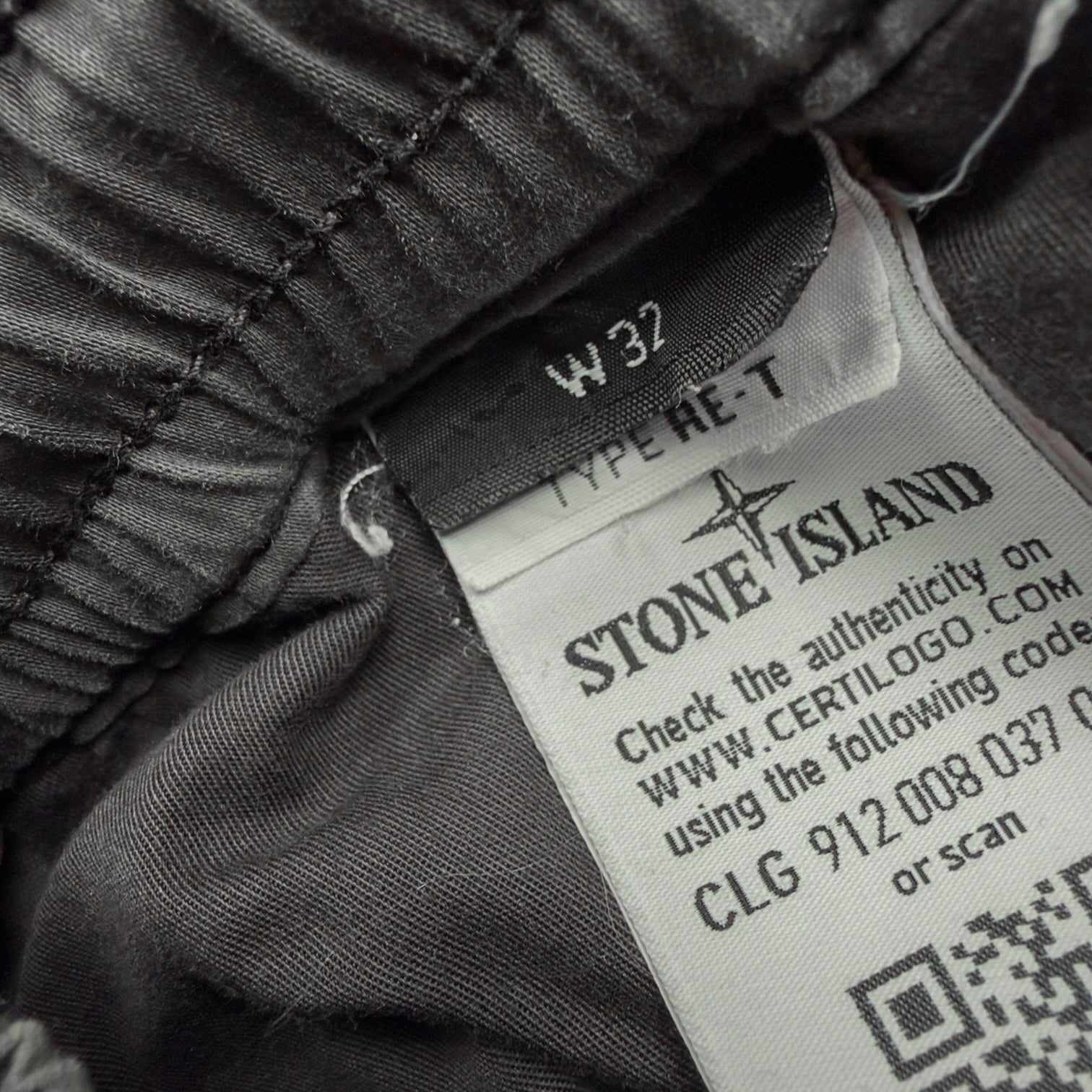 A/W 20 Stone Island Cuffed Cargo Trousers - Dark Grey