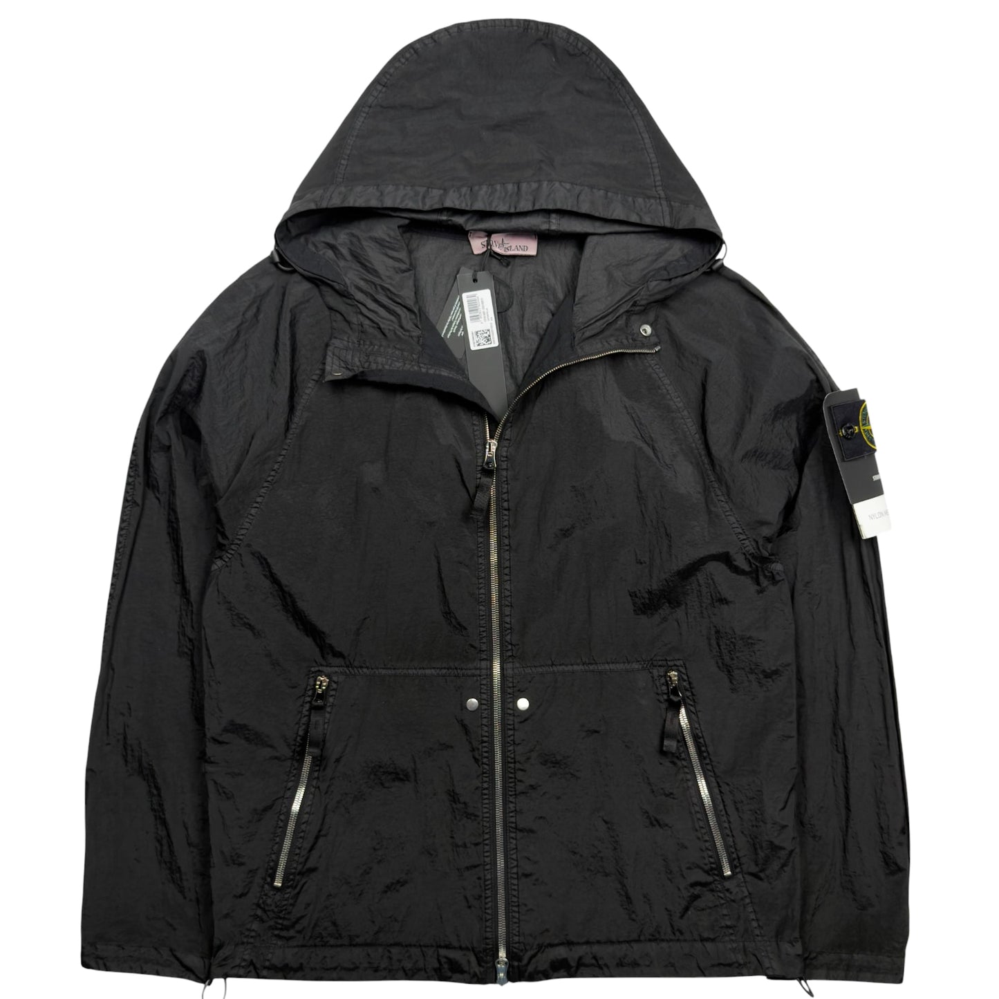 S/S 25 Stone Island Nylon Metal Watro Jacket - Black