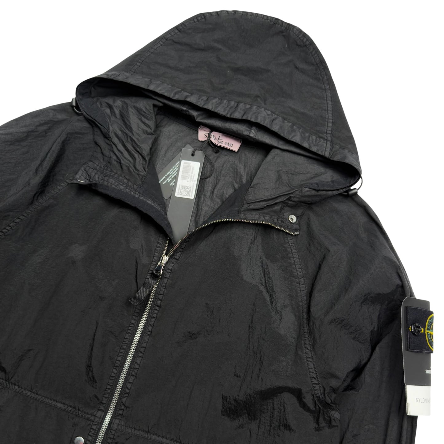 S/S 25 Stone Island Nylon Metal Watro Jacket - Black