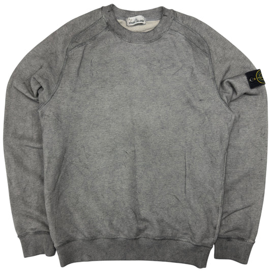 A/W 20 Stone Island Dust Colour Treatment Sweater - Grey