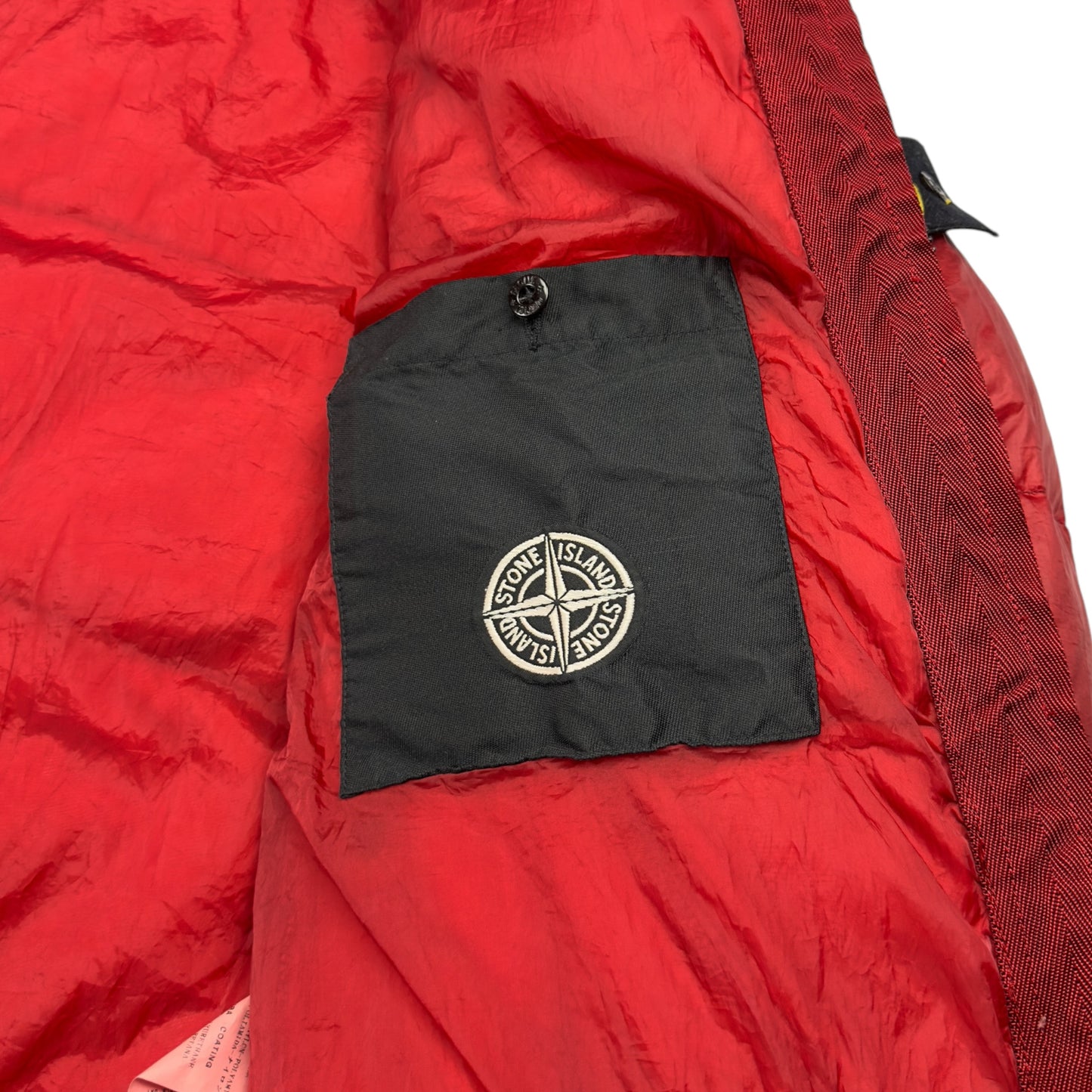 A/W 11 Stone Island Down_26 GR X SQM_N Down Puffer Jacket - Red