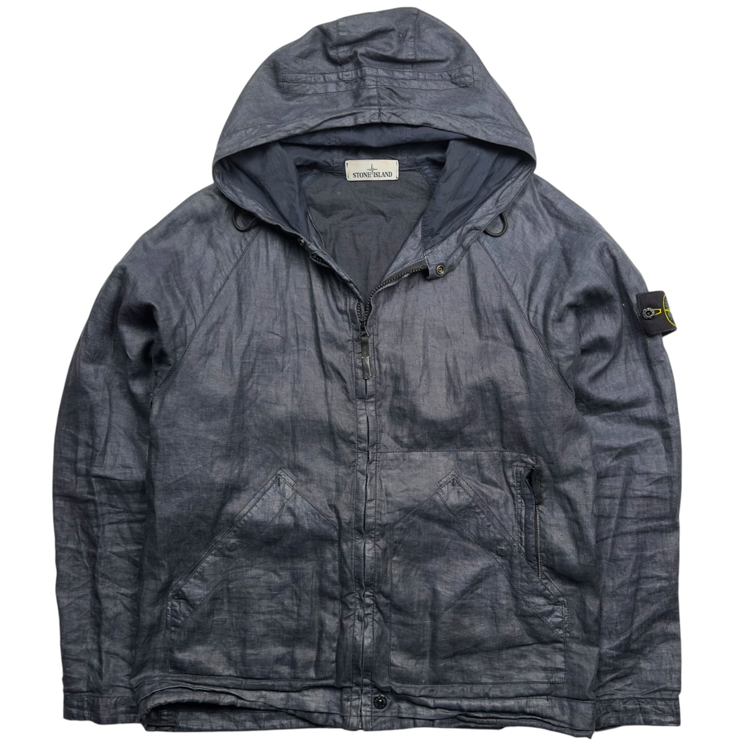 S/S 14 Stone Island Lino Watro Tela Jacket - Navy
