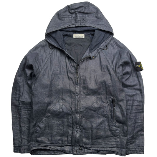 S/S 14 Stone Island Lino Watro Tela Jacket - Navy