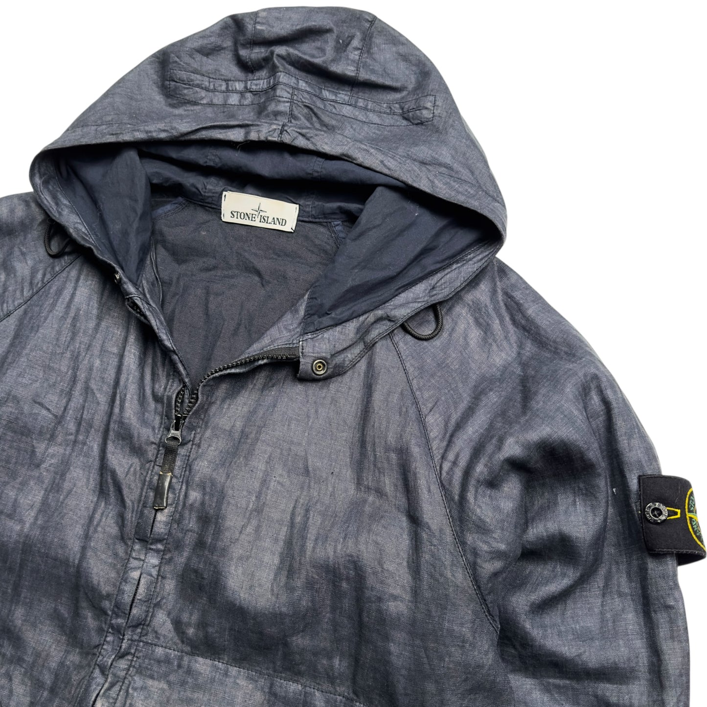 S/S 14 Stone Island Lino Watro Tela Jacket - Navy