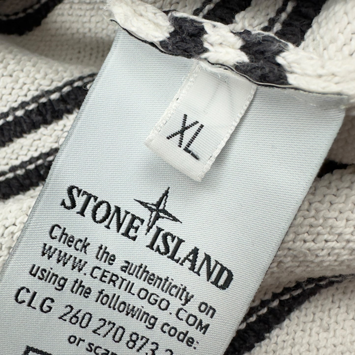 S/S 14 Stone Island Striped Knitted Sweater