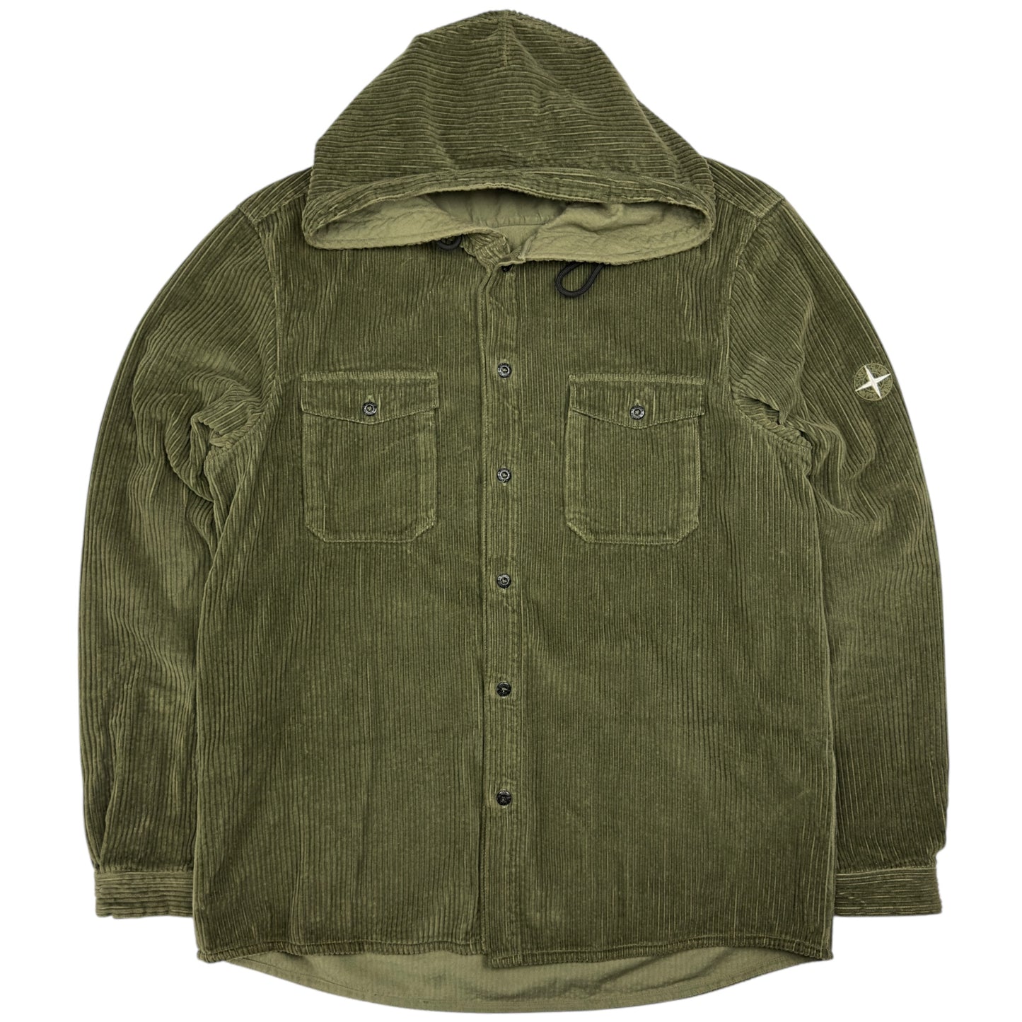 A/W 19 Stone Island Corduroy Hooded Overshirt