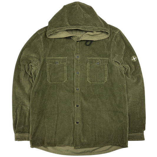 A/W 19 Stone Island Corduroy Hooded Overshirt