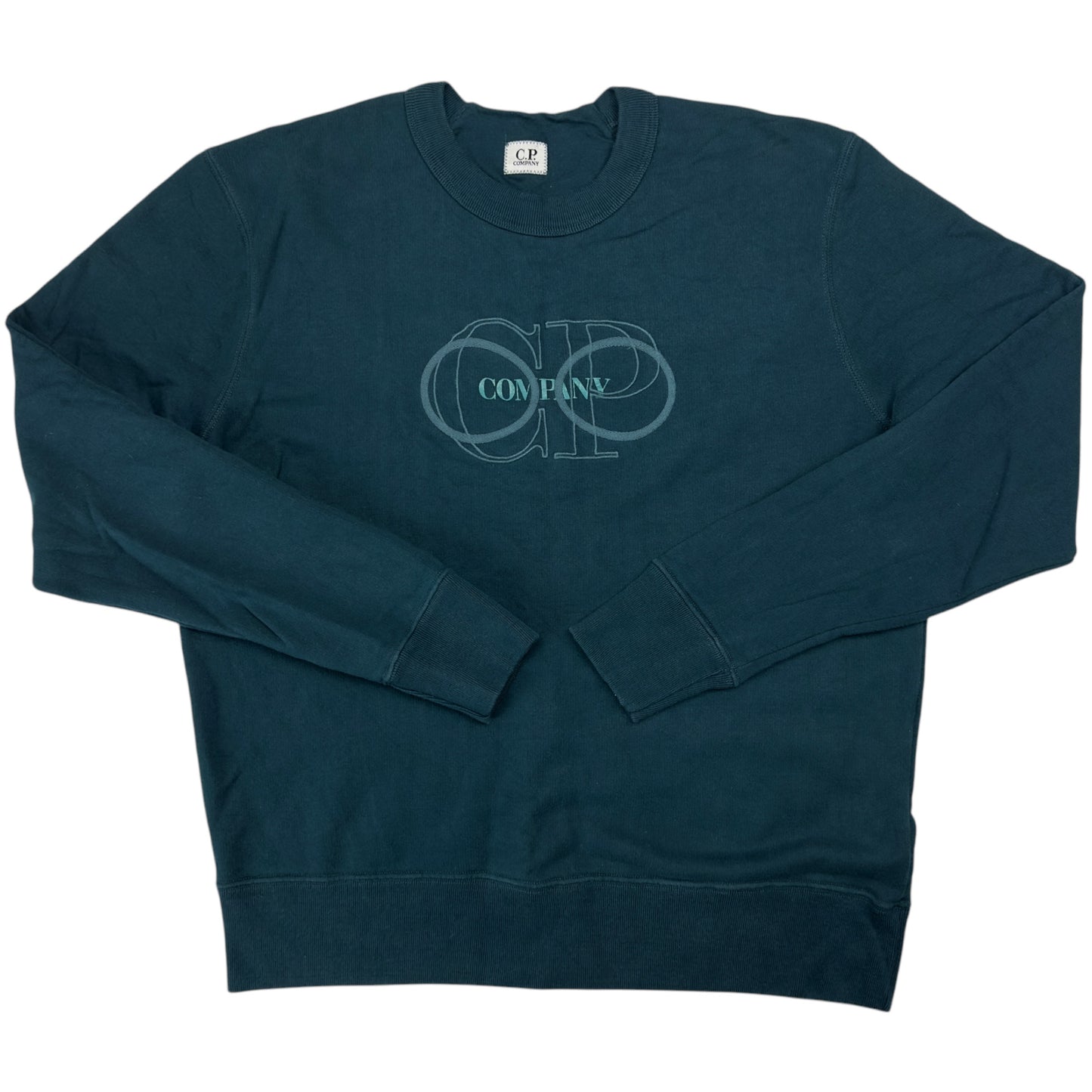 C.P. Company Spellout Logo Crewneck Sweater