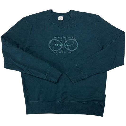 C.P. Company Spellout Logo Crewneck Sweater