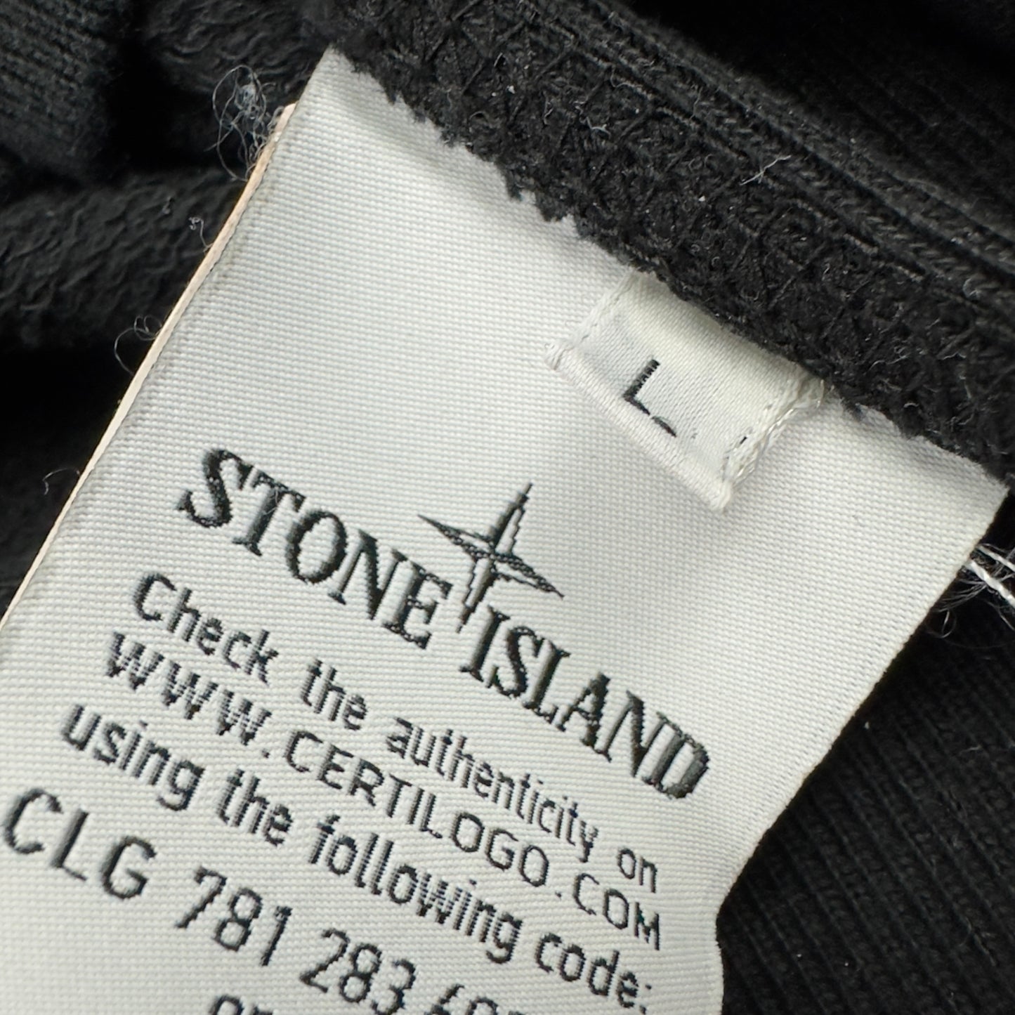 S/S 16 Stone Island Crewneck Sweater - Black