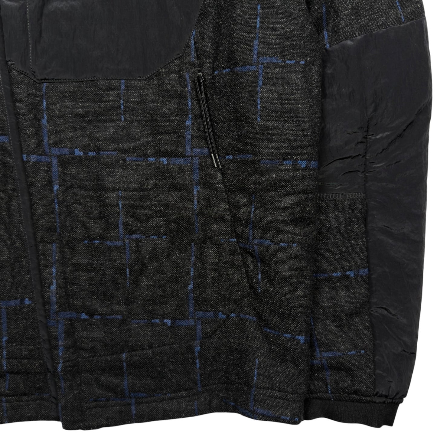 A/W 16 Stone Island House Check By Dormeuil / Nylon Metal Special Process Bomber Jacket
